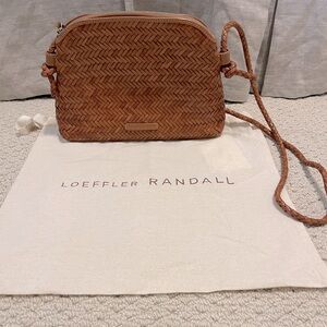 Loeffler Randall Mallory Timber Woven Crossbody